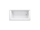 KOHLER White 60 x 30 in. Soaker Alcove Bathtub with Right Drain 