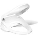 KOHLER White Elongated Closed Front with Cover Toilet Seat 