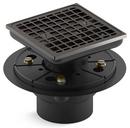 KOHLER Vibrant Titanium 3 in. Threaded Plastic Shower Drain 