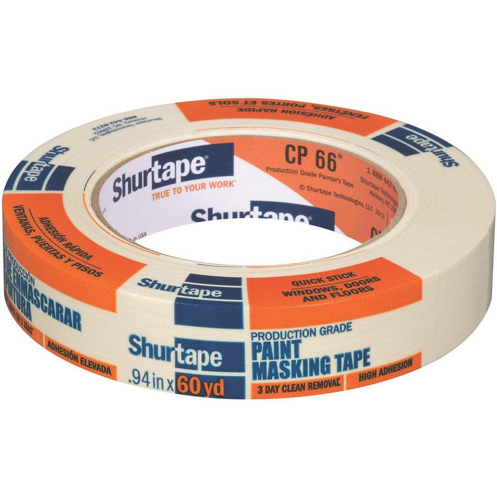 Shurtape Natural 1 in. Contractor High Adhesion Masking Tape 