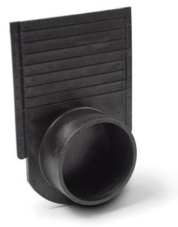 4 in. No-Hub End Outlet Trench Drain System