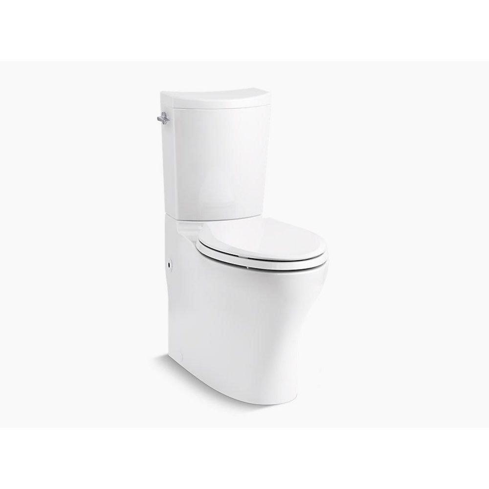 KOHLER White 1.6 gpf Elongated Two Piece Toilet 
