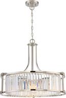 NUVO Polished Nickel 60W 4-Light Medium E-26 Base Incandescent Pendant 