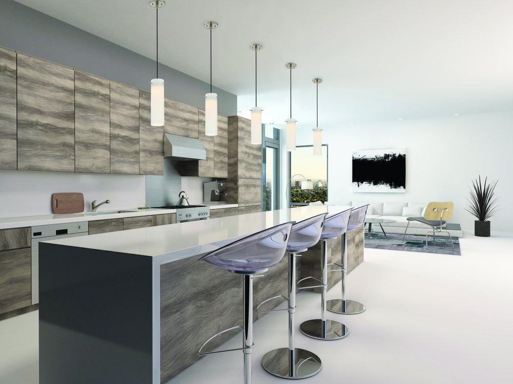 NUVO Brushed Nickel 1-Light LED Mini Pendant with White Opal Glass 