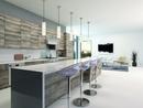 NUVO Brushed Nickel 1-Light LED Mini Pendant with White Opal Glass 