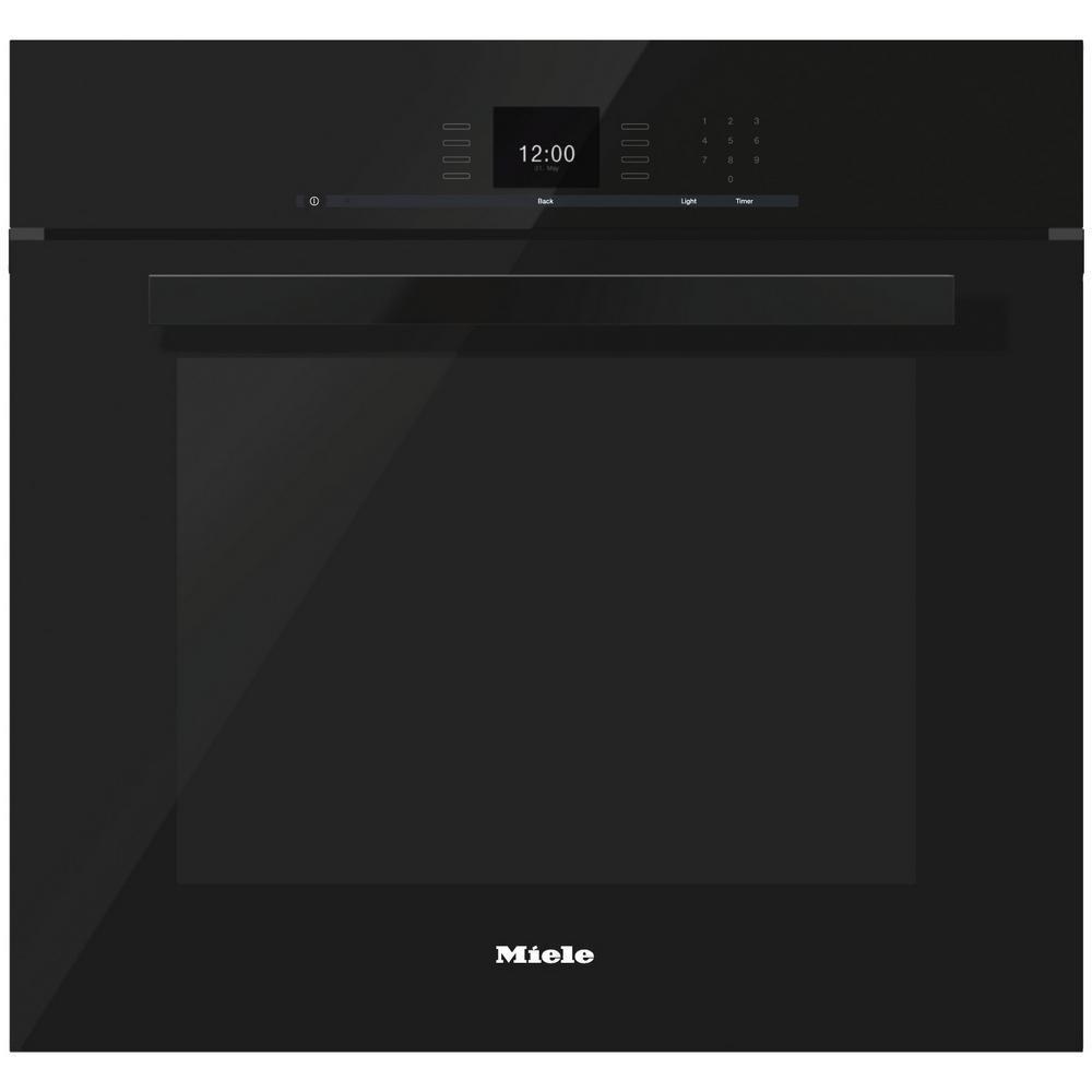 Miele Obsidian Black 28-3/8 in. 4.6 cu. ft. Single Oven 