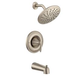 One Handle Single Function Bathtub & Shower Faucet in Brushed Nickel (Trim Only)