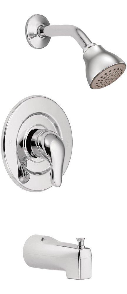 Moen Polished Chrome Single Handle Single Function Bathtub & Shower Faucet (Trim Only) 