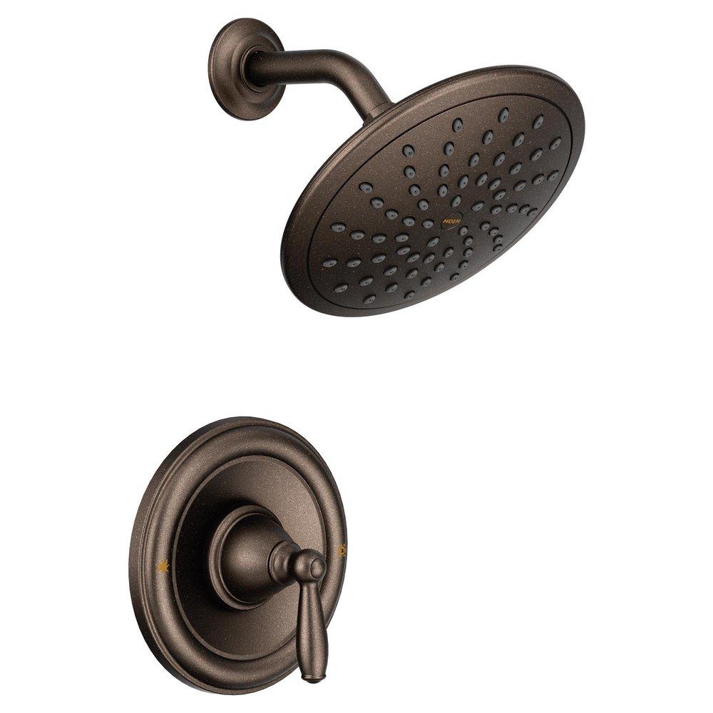 Moen Oil Rubbed Bronze Single Handle Single Function Shower Faucet (Trim Only) 