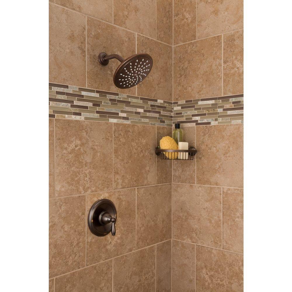 Moen Oil Rubbed Bronze Single Handle Single Function Shower Faucet (Trim Only) 