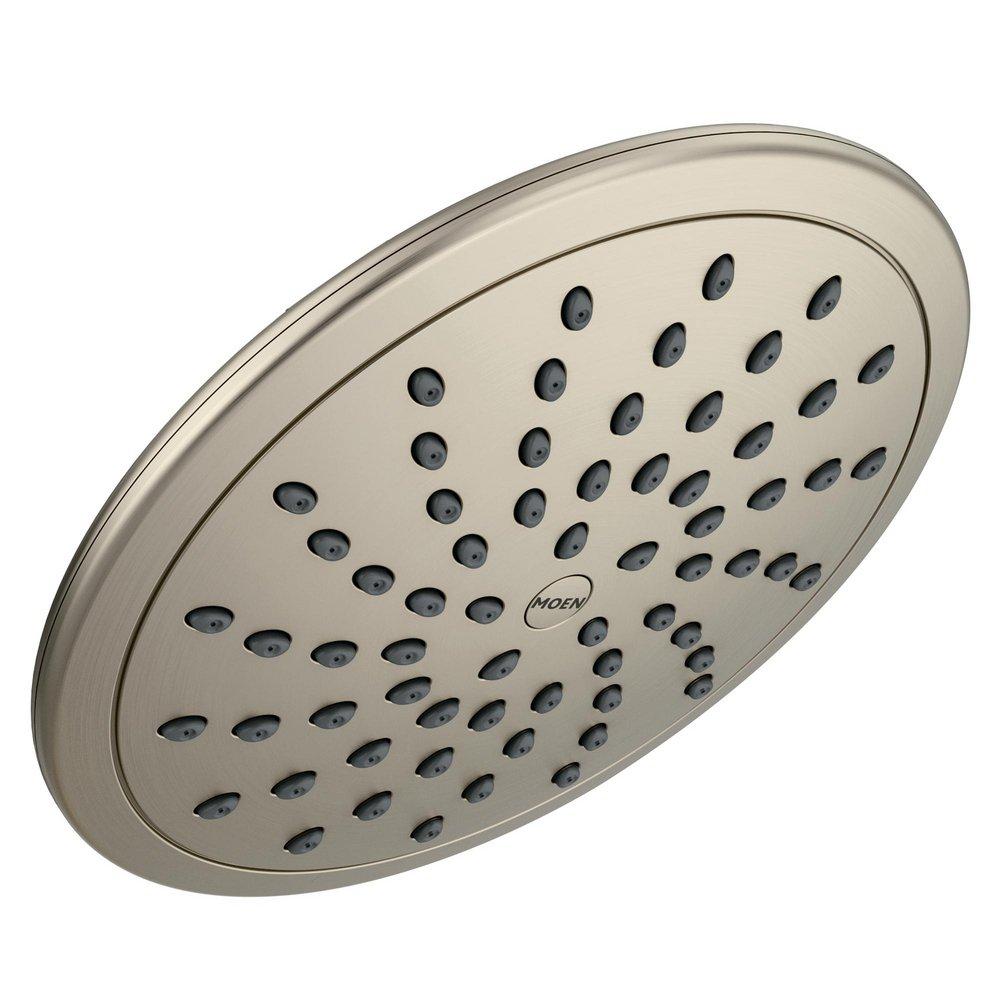 Moen Brushed Nickel Single Function Rainfall Showerhead 