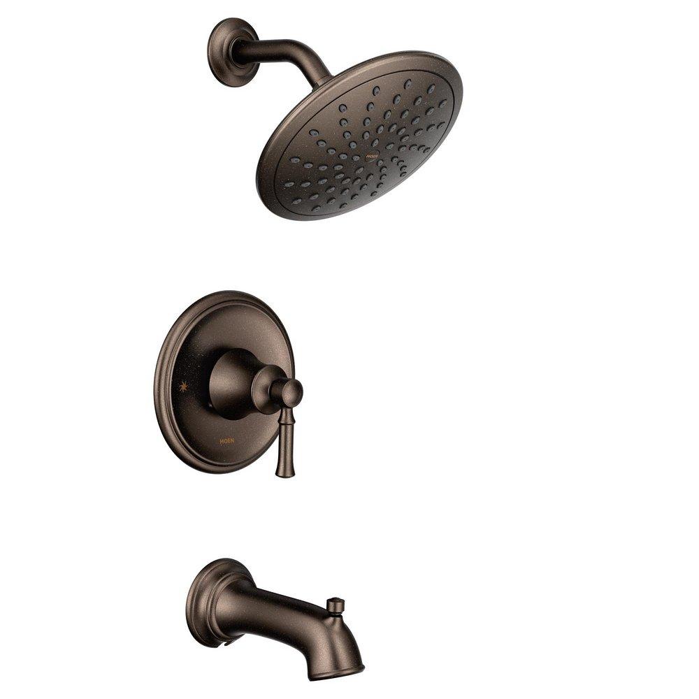 Moen Oil Rubbed Bronze Single Handle Single Function Bathtub & Shower Faucet (Trim Only) 