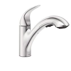 Single Handle Pull Out Kitchen Faucet in Chrome