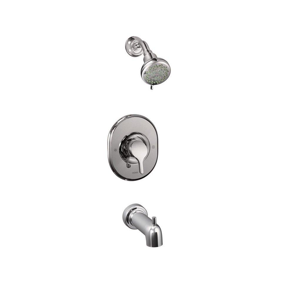 Moen Chrome California Energy Commission Registered Chrome POSI-TEMPR TUB/SHOWER 