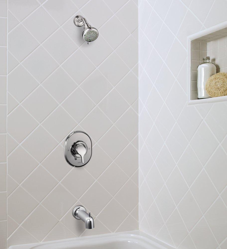 Moen Chrome California Energy Commission Registered Chrome POSI-TEMPR TUB/SHOWER 