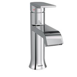 Single Handle Monoblock Bathroom Sink Faucet in Chrome