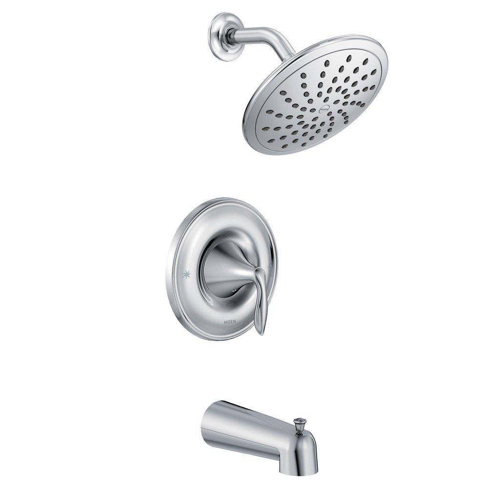 Moen Chrome Single Handle Single Function Bathtub & Shower Faucet (Trim Only) 