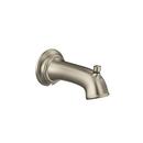 Moen Brushed Nickel 7 in. Wall Mount Diverter Tub Spout for T2183 Tub and Shower 