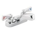 Moen Polished Chrome Two Handle Centerset Bathroom Sink Faucet 