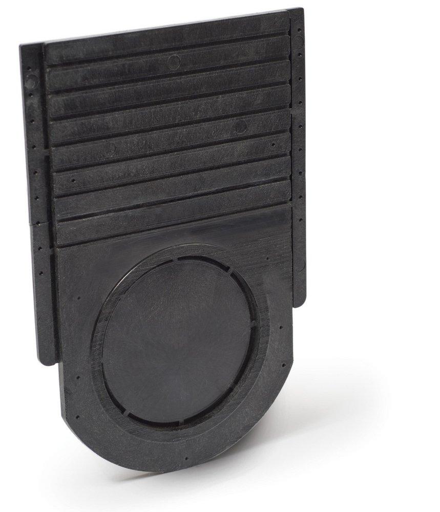 Sioux Chief Black Flat End Cap 