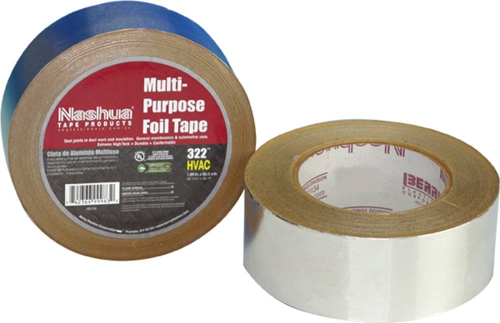 Nashua&reg; Silver 2 in. Silver Aluminum Multi-Purpose Plain Foil Tape 