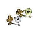 1/2 x 3-7/100 in. Polished Brass and Polished Chrome Angle Log Lighter Valve