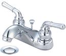 Olympia Faucets Polished Chrome Two Handle Centerset Bathroom Sink Faucet 