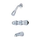 Olympia Group Polished Chrome 2.5 gpm Tub and Shower Set with Triple Round Handle 