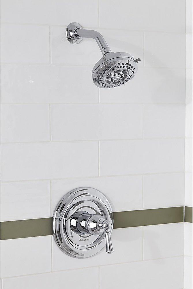 American Standard Polished Chrome Multi Function Full, Massage, Full w/ Massage, Concentrating Spray, Full Combination and Pause Showerhead 