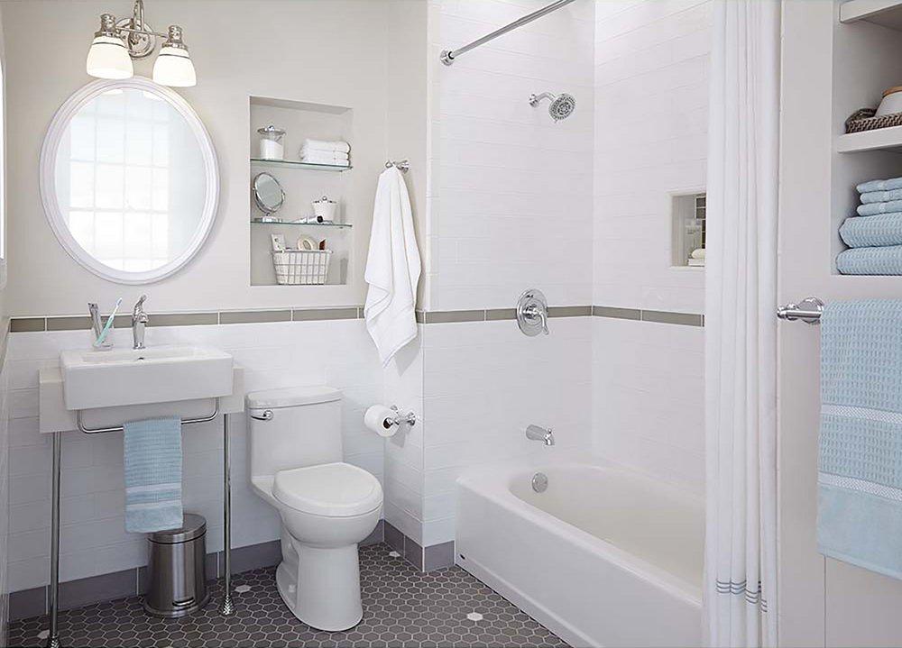 American Standard Brushed Nickel Multi Function Full, Massage, Full w/ Massage, Concentrating Spray, Full Combination and Pause Showerhead 