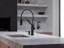 Brizo Matte Black Single Handle Pull Down Kitchen Faucet 