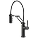 Brizo Matte Black Single Handle Pull Down Kitchen Faucet 