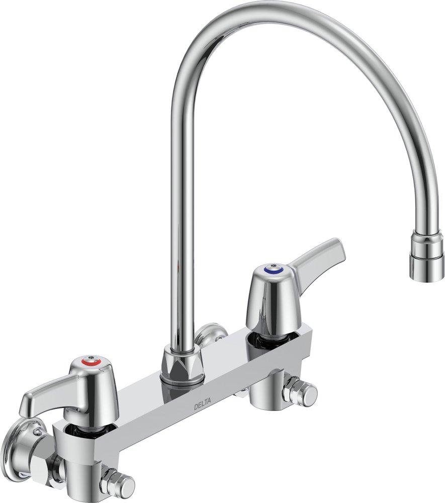 Delta Faucet Chrome 28T: WALLMOUNT FAUCET 