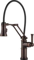 Single Handle Pull Down Kitchen Faucet in Venetian® Bronze