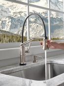 Brizo Stainless Single Handle Pull Down Touch Activated Kitchen Faucet 
