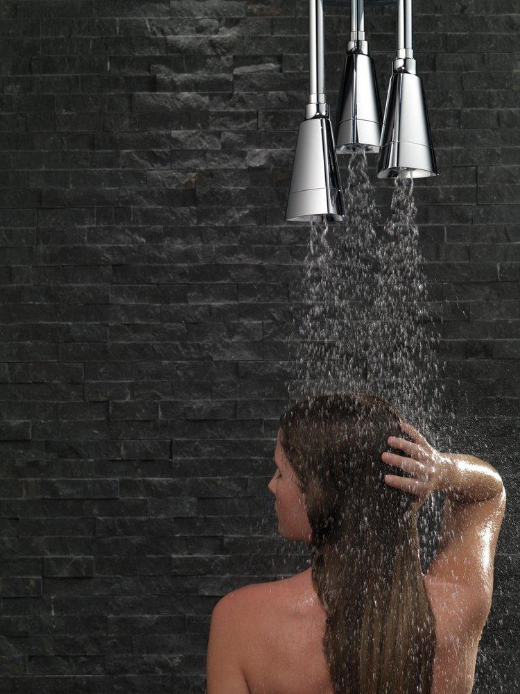 Delta Faucet Chrome Single Function H2Okinetic&reg; Showerhead 