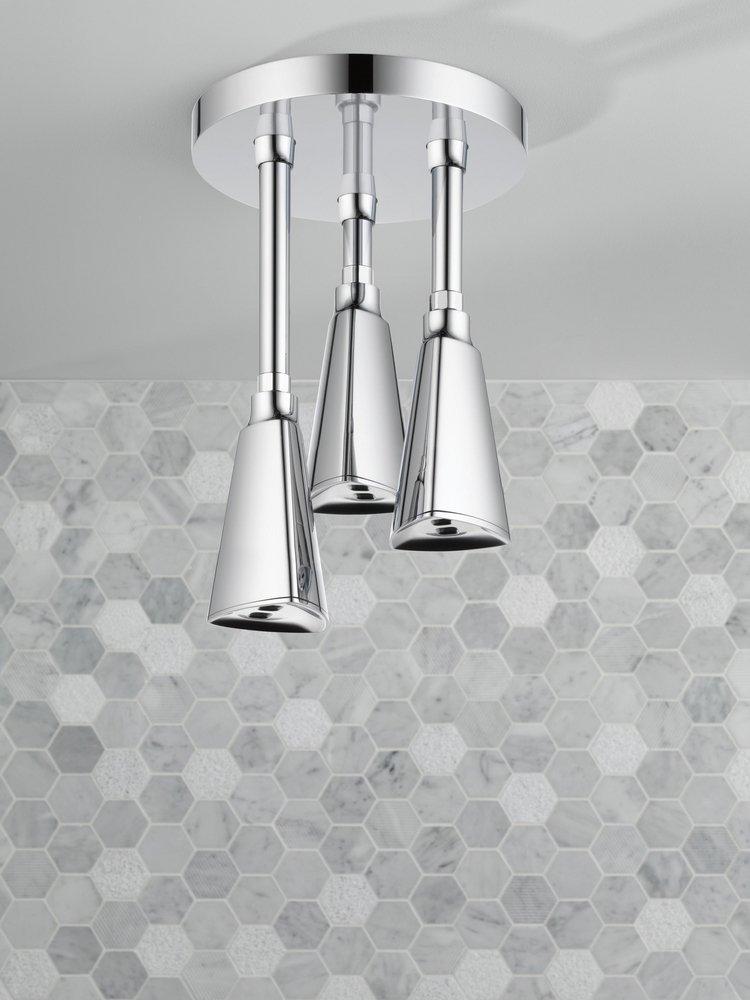 Delta Faucet Chrome Single Function H2Okinetic&reg; Showerhead 