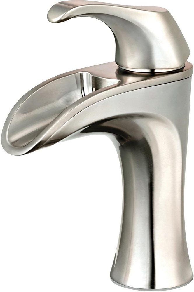 Pfister Brushed Nickel 8 in. 1.5 gpm 1-Hole Centerset Bath Faucet with Single Lever Handle 