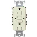 Lutron Electronics Biscuit 125V 15A Tamper Resistant and Self-Testing GFCI Receptacles 