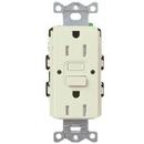 15A 125V Duplex Tamper-Resistant GFCI Receptacle in Biscuit