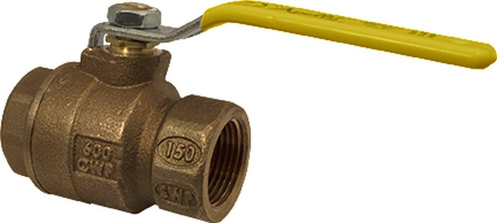 Apollo Valves Yellow Bronze Full Port FIPS 600# Ball Valve 