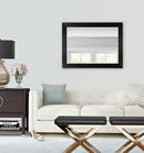 MirrorMate Espresso 36 x 24 in. Frame Rectangle Mirror 