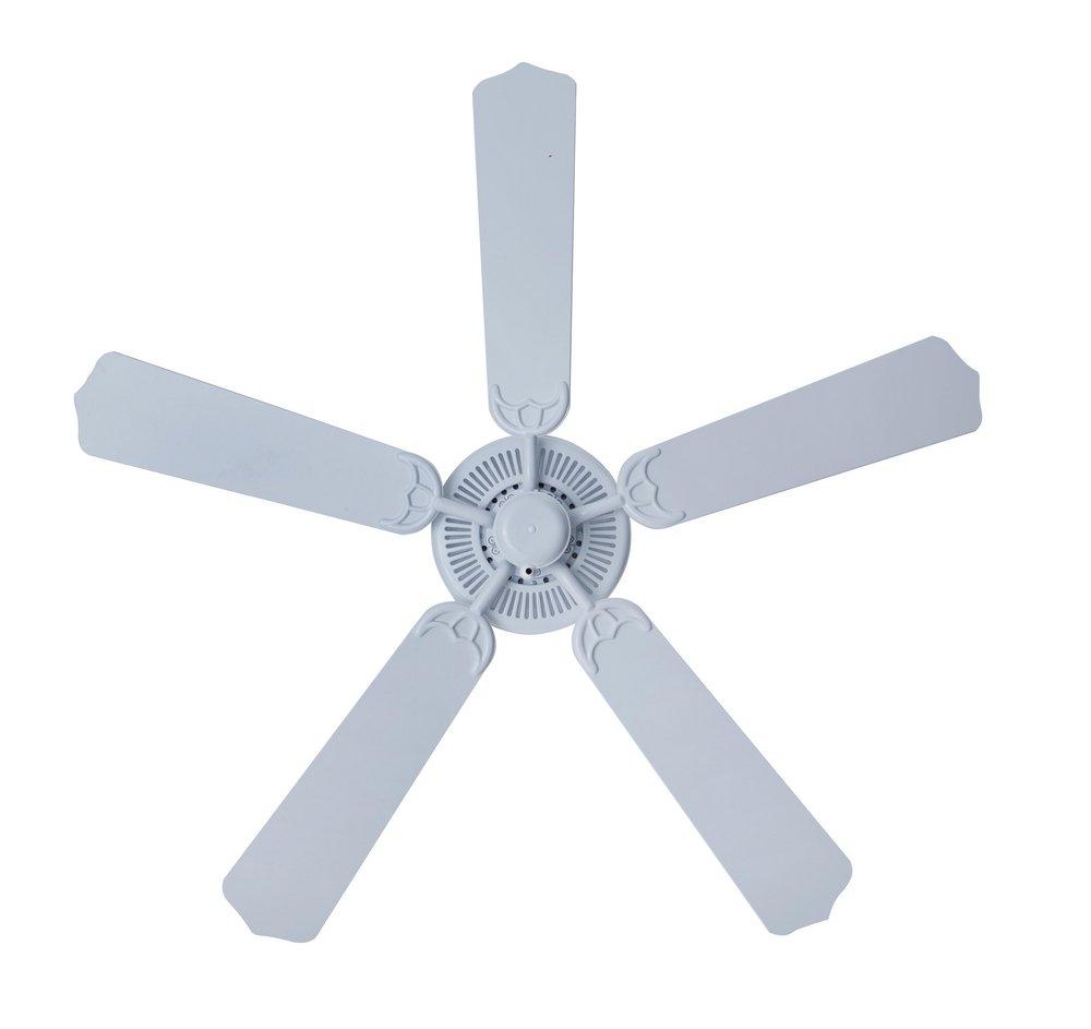 RP Lighting White 52 in. 5-Blade Indoor Ceiling Fan 