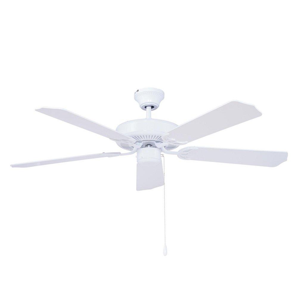 RP Lighting White 52 in. 5-Blade Indoor Ceiling Fan 