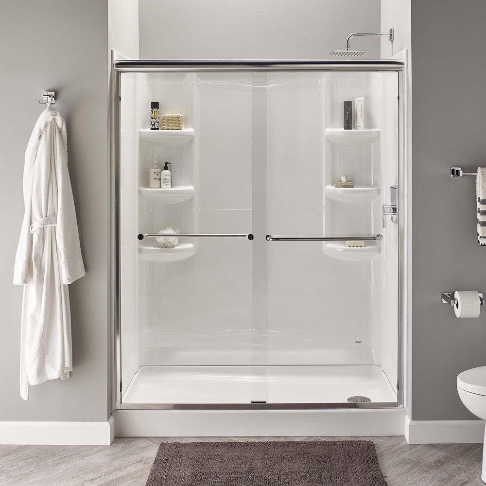 American Standard Arctic 60 x 32 in. Shower Wall Set 