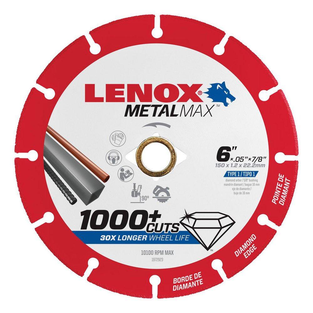 LENOX Red 1/16 in. Cut Off Wheel 