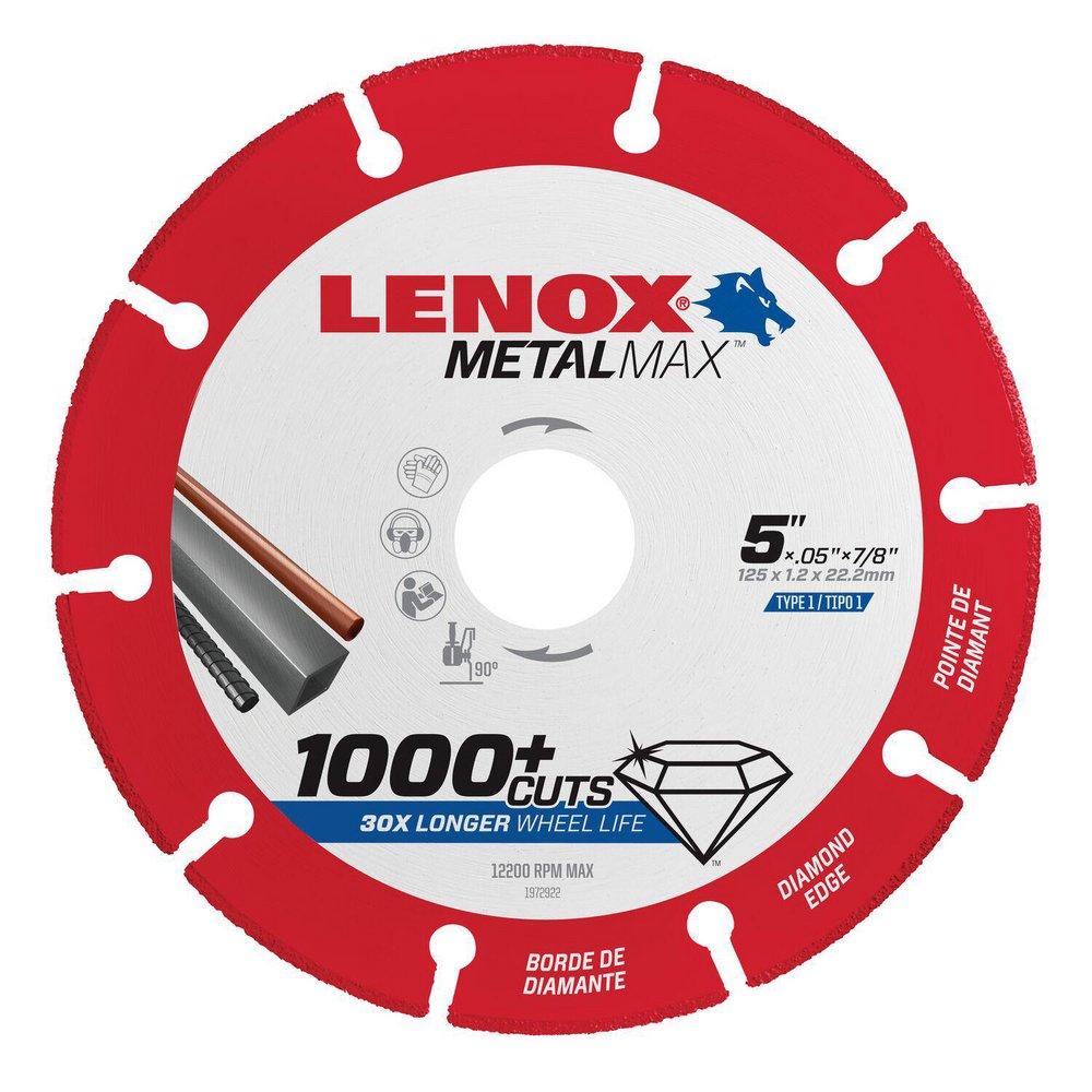 LENOX 5 in. Angle Grinder Cut-Off Wheel 