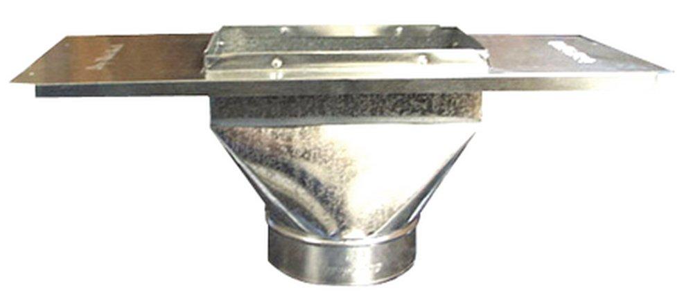 12 x 7 in. Straight Boot Galvanized Steel 30 ga 