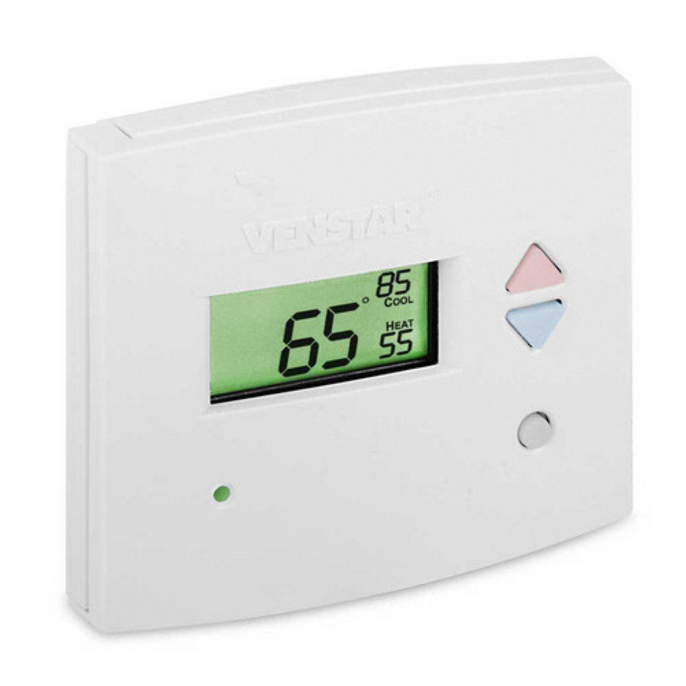 Venstar White 4-1/2 in. 7-Day Commercial Digital Programmable Thermostat 