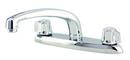 Gerber Plumbing Polished Chrome 2.2 gpm 3-Hole Kitchen Faucet with Double-Handle 